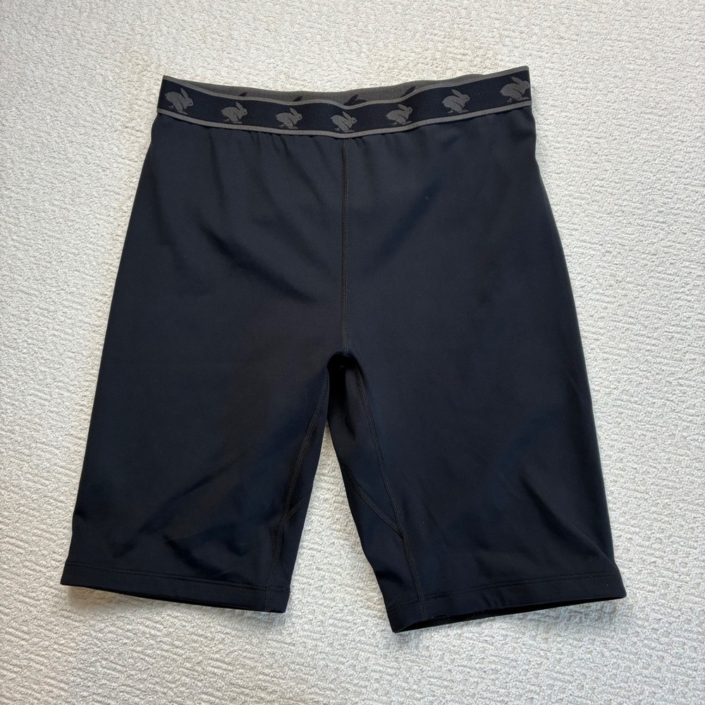Rabbit Mens Pocket Speed Shorts Black Compression Fit Running Athletic MD